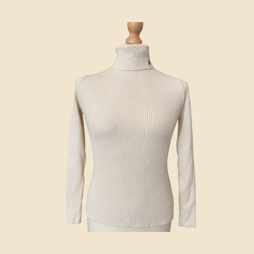 Pull col roulé LAUREN Ralph Lauren écru - Taille S