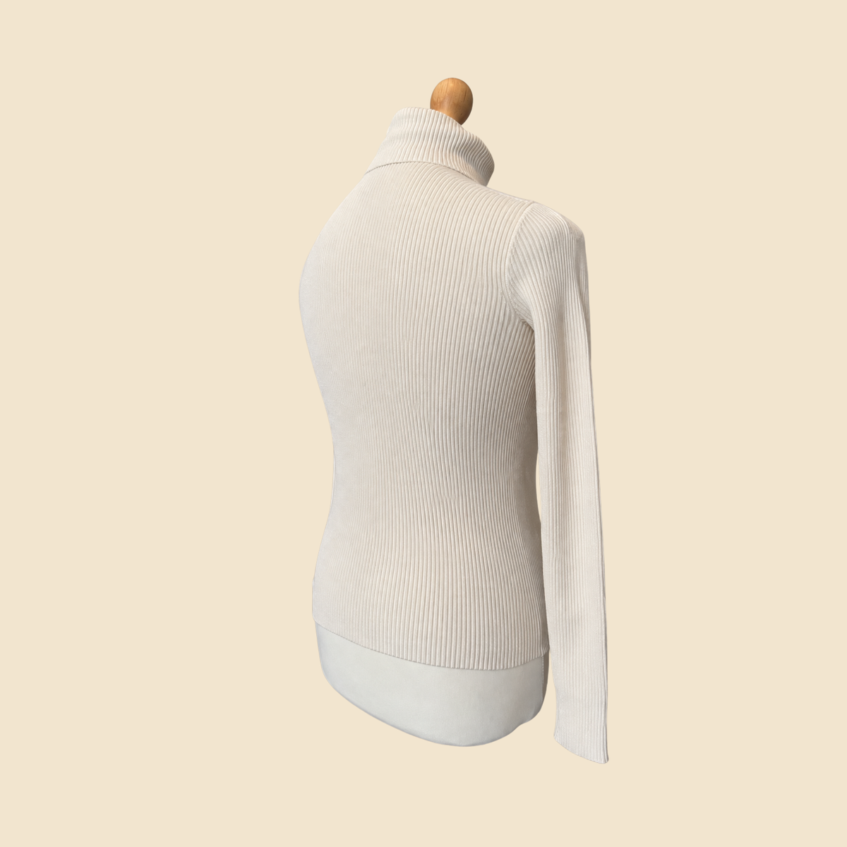 Pull col roulé LAUREN Ralph Lauren écru - Taille S