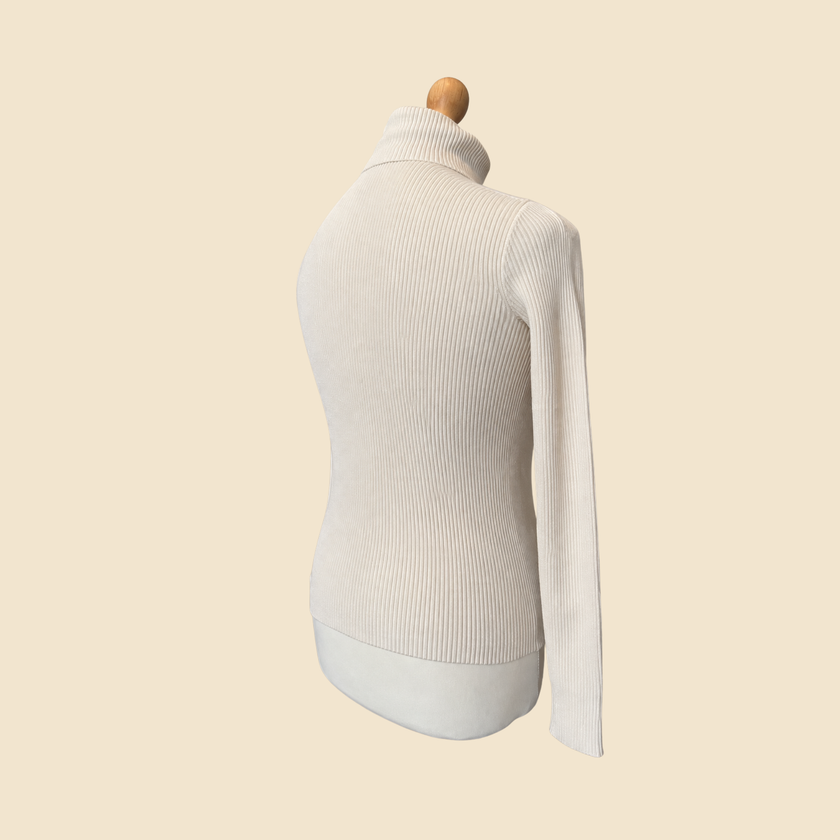 Pull col roulé LAUREN Ralph Lauren écru - Taille S