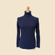 Pull col roulé LAUREN Ralph Lauren bleu marine - Taille M