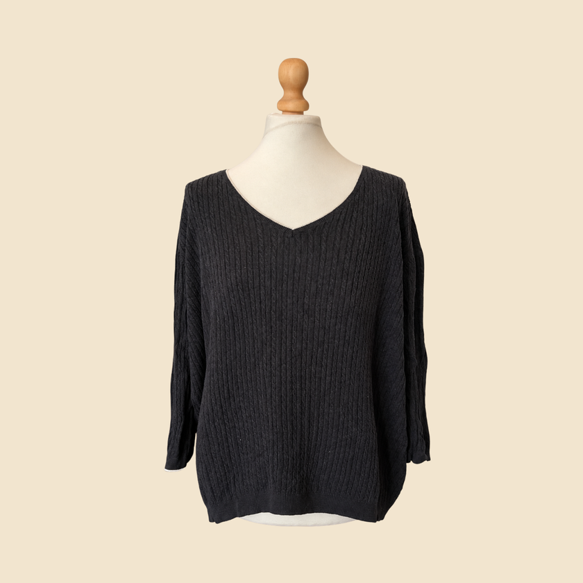 LAUREN Ralph Lauren black sweater - Size 3XL