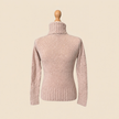 Pull col roulé LAUREN Ralph Lauren rose poudré - Taille M (taille petit)
