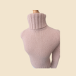 Pull col roulé LAUREN Ralph Lauren rose poudré - Taille M (taille petit)