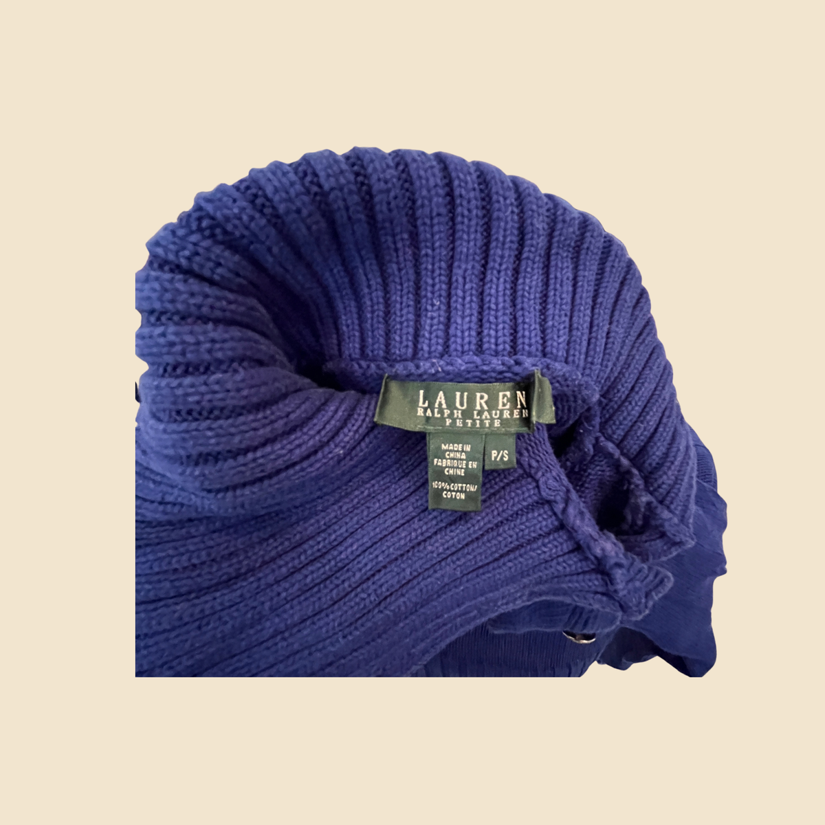 Pull LAUREN Ralph Lauren bleu roi - Taille S