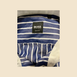 Chemise HUGO BOSS bleu marine à rayures blanches - Taille L