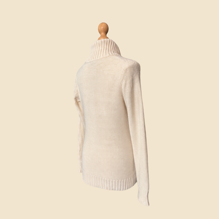 Pull LAUREN Jeans Co. Ralph Lauren écru - Taille XL