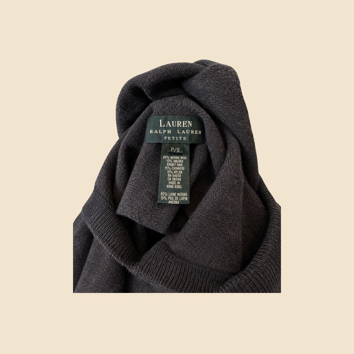 Pull à capuche LAUREN Ralph Lauren gris anthracite - Taille S