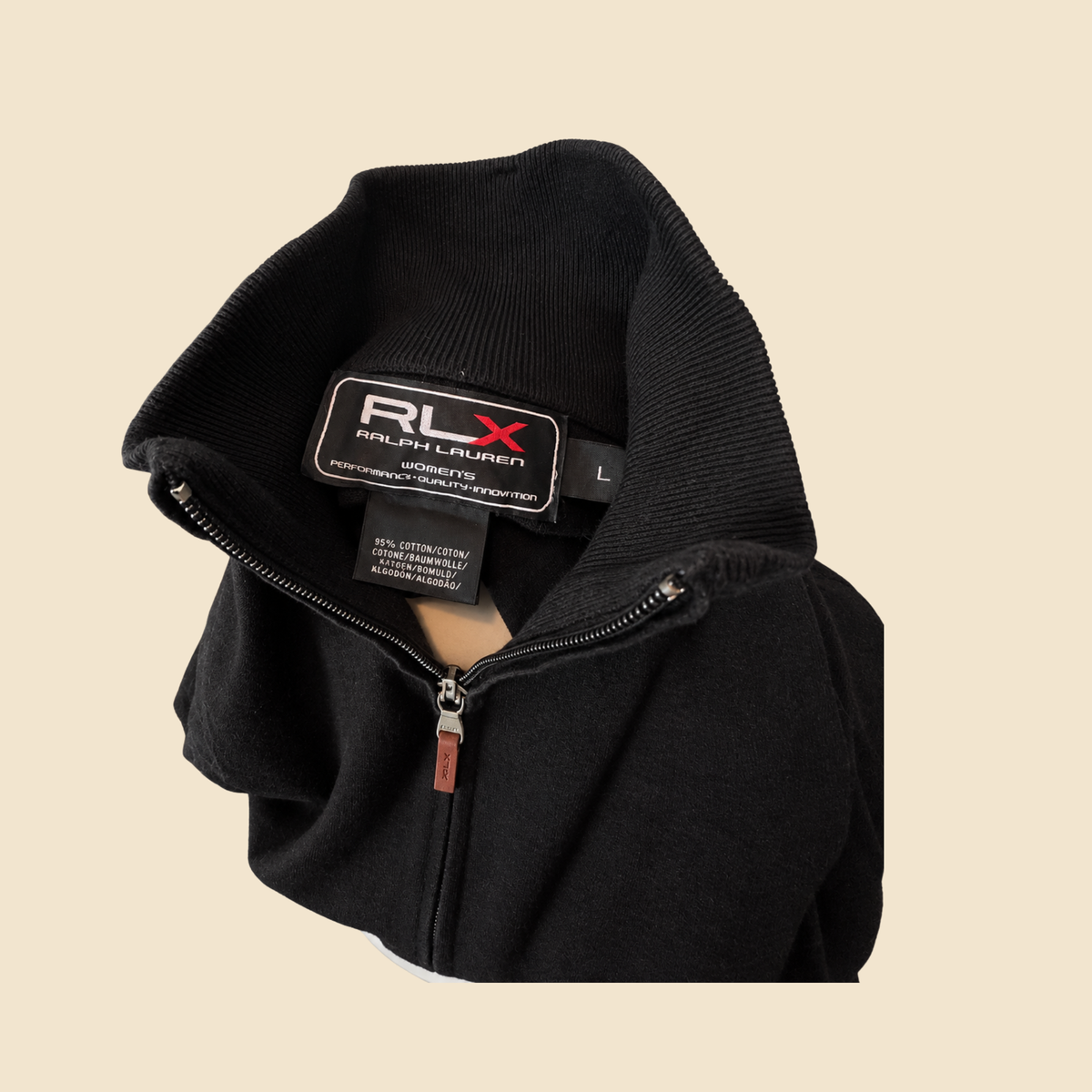 Pull à zip Ralph Lauren Extrême noir - Taille L