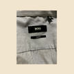 Chemise HUGO BOSS à fines rayures bleu marine & blanc - Taille 40