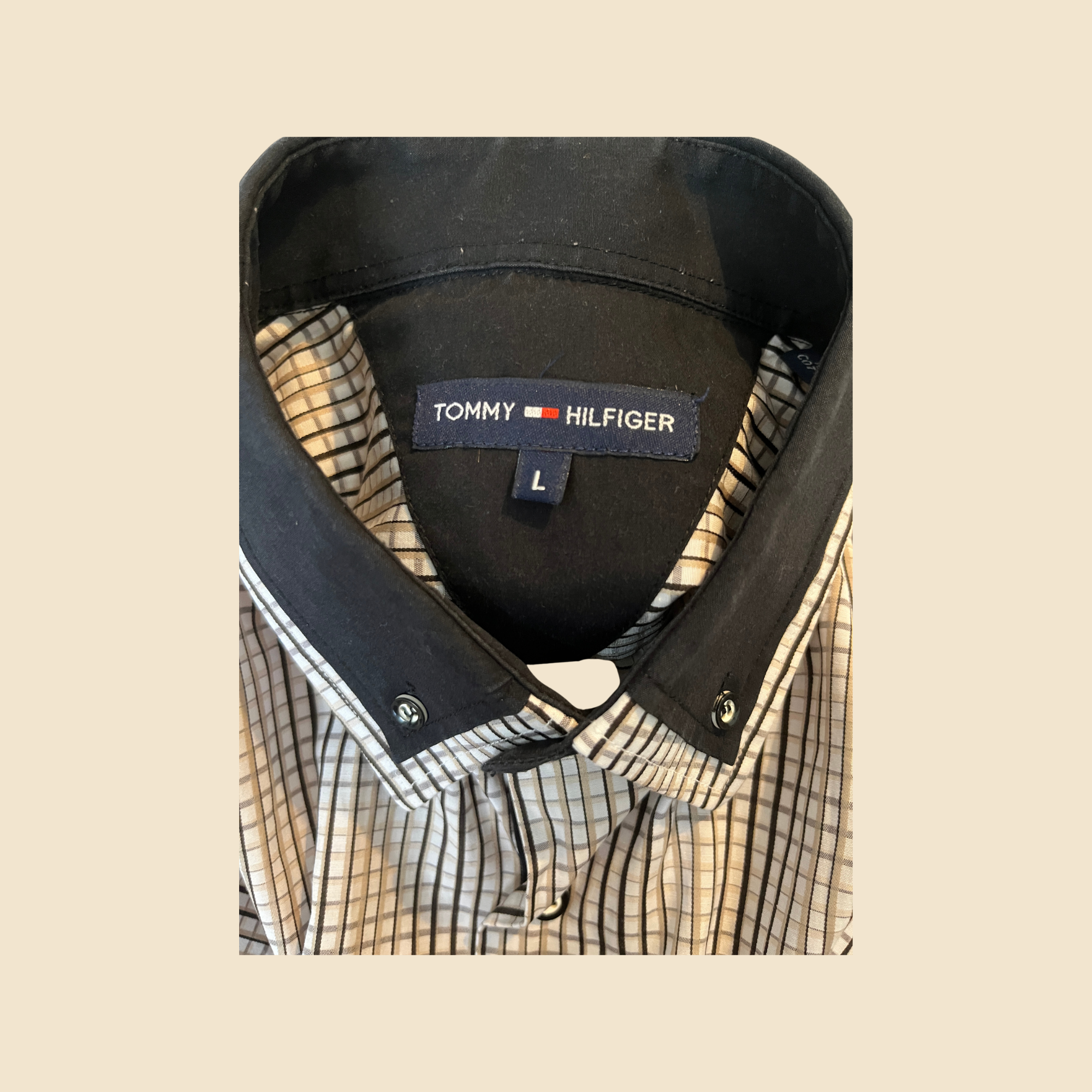 Chemise TOMMY HILFIGER à carreaux - Taille L