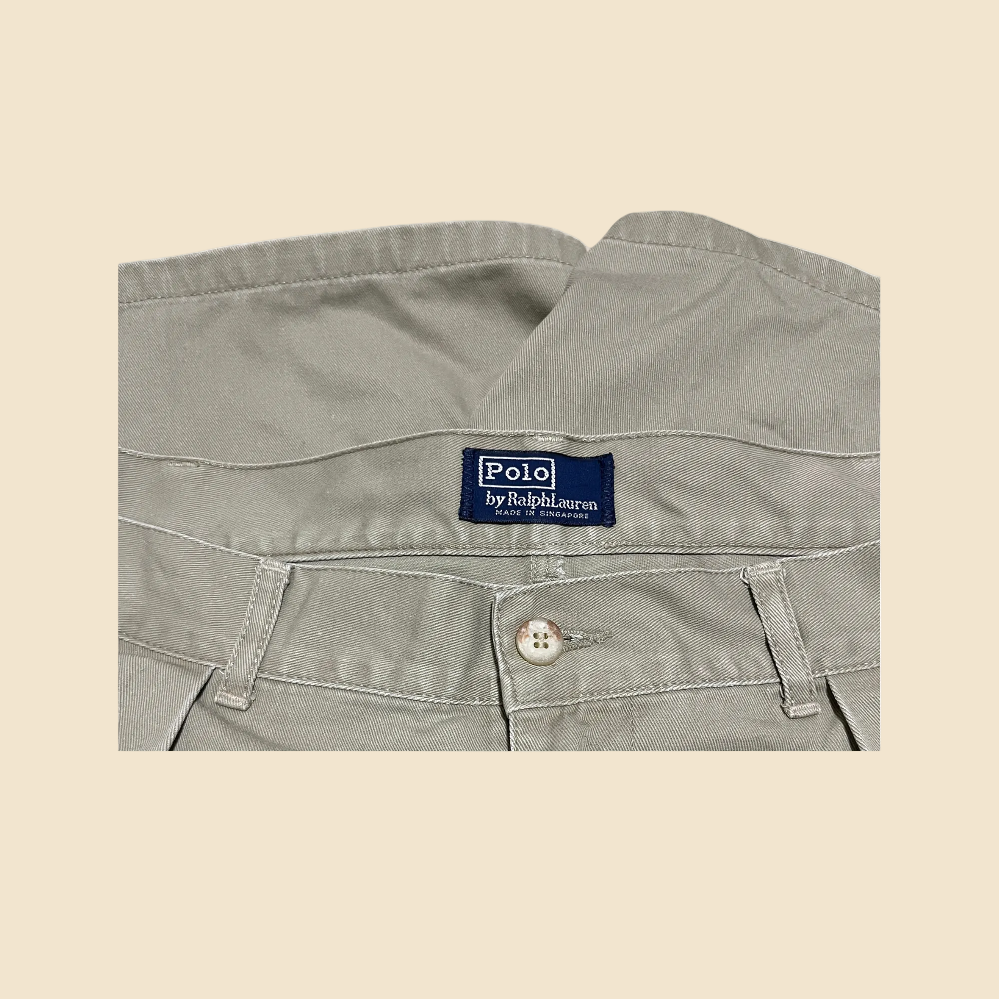 Short POLO RALPH LAUREN beige - Taille 46