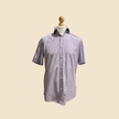 Chemise HUGO BOSS rayée violet & blanc - Taille 40