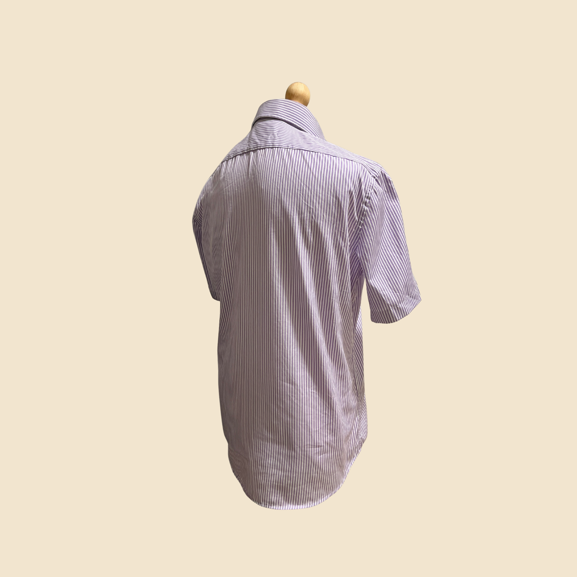 Chemise HUGO BOSS rayée violet & blanc - Taille 40