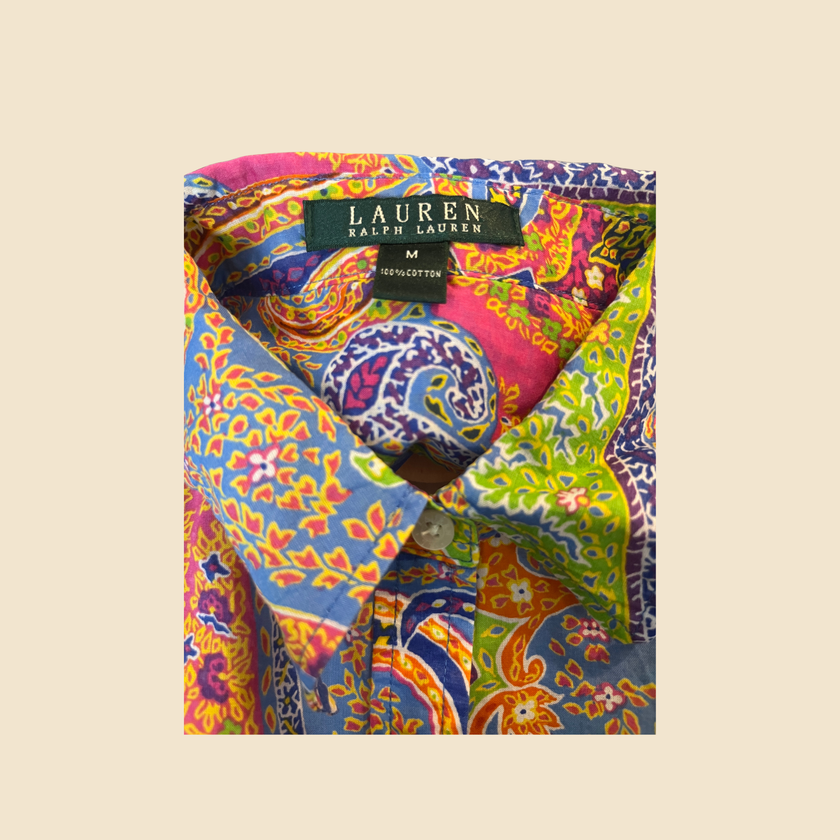 Chemise LAUREN RALPH LAUREN paisley multiclore - Taille M