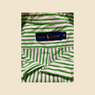 Chemise RALPH LAUREN rayée vert & blanc - Taille M