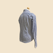 Chemise RALPH LAUREN rayée bleu & blanc - Taille 36