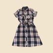 Robe-chemise TOMMY HILFIGER à carreaux ceinturée - Taille 6 (38 FR)