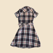 Robe-chemise TOMMY HILFIGER à carreaux ceinturée - Taille 6 (38 FR)
