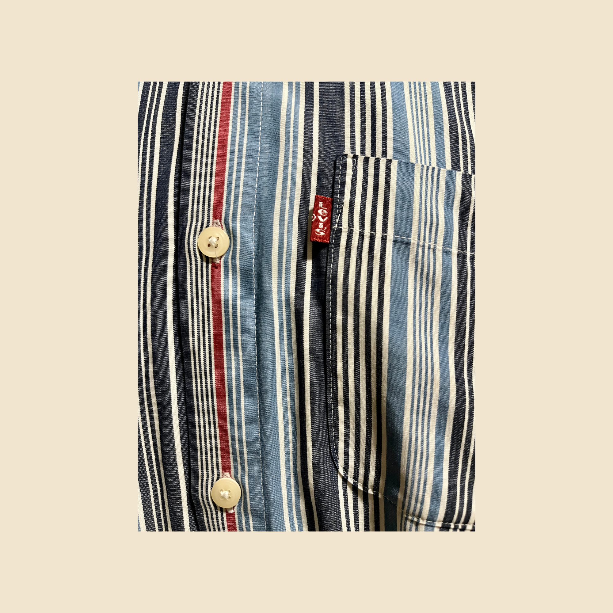 Chemise LEVIS' Vintage Rayée Multicolore - Taille XL