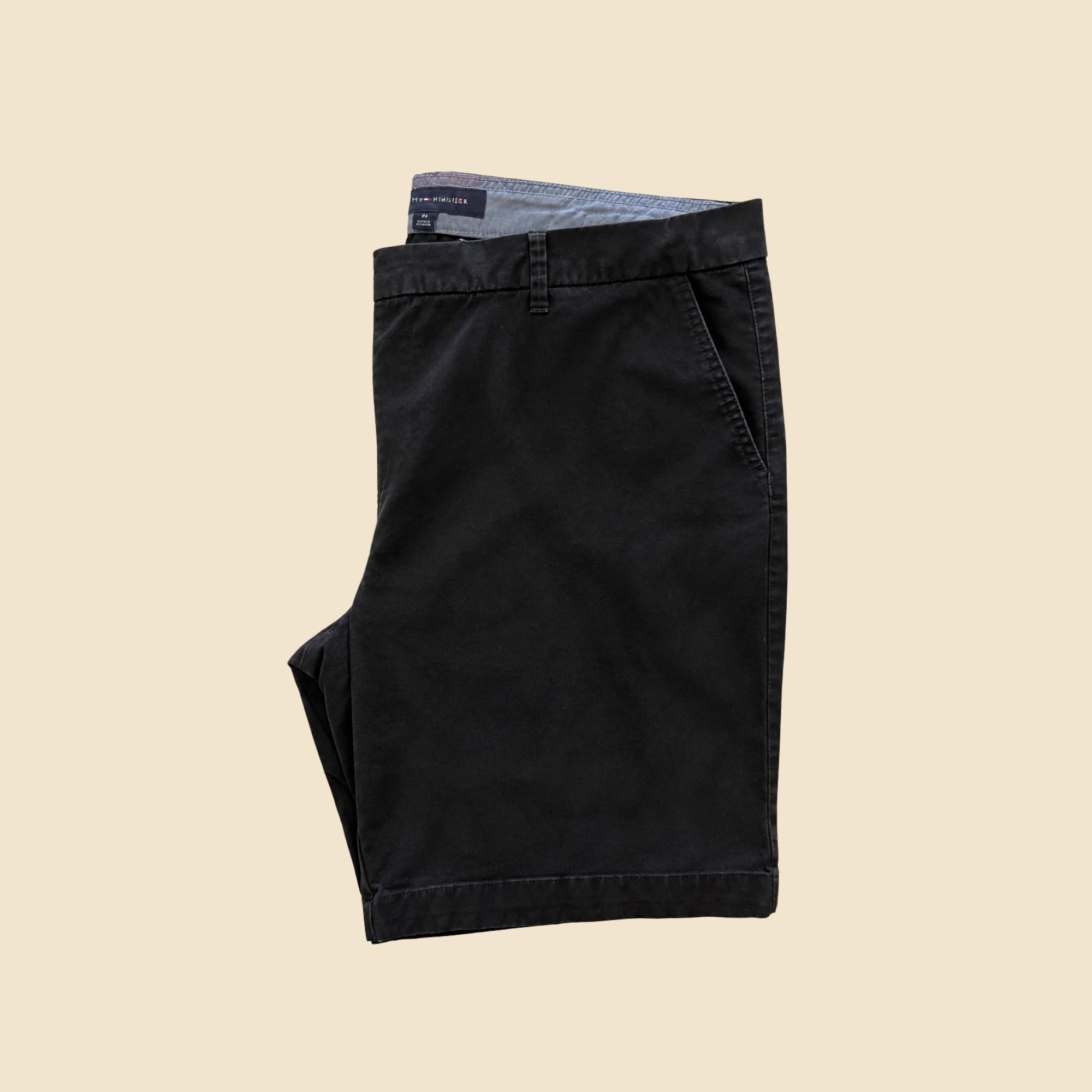 Short chino TOMMY HILFIGER bleu marine - Taille 14 (44/46 FR)