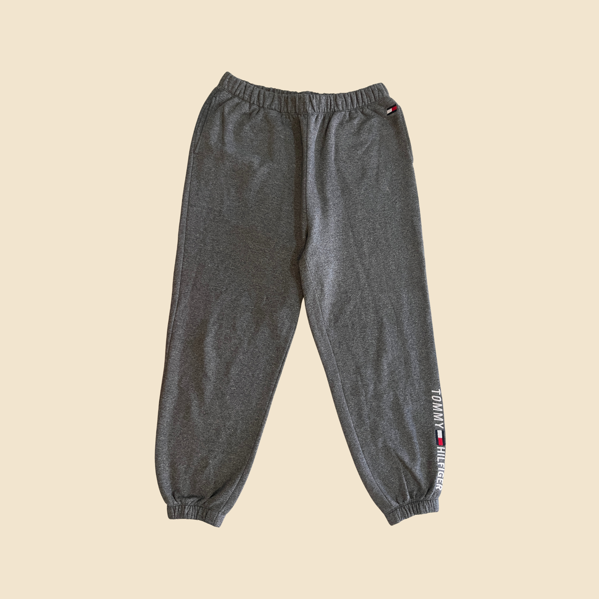 Pantalon de jogging TOMMY HILFIGER gris chiné - Taille L