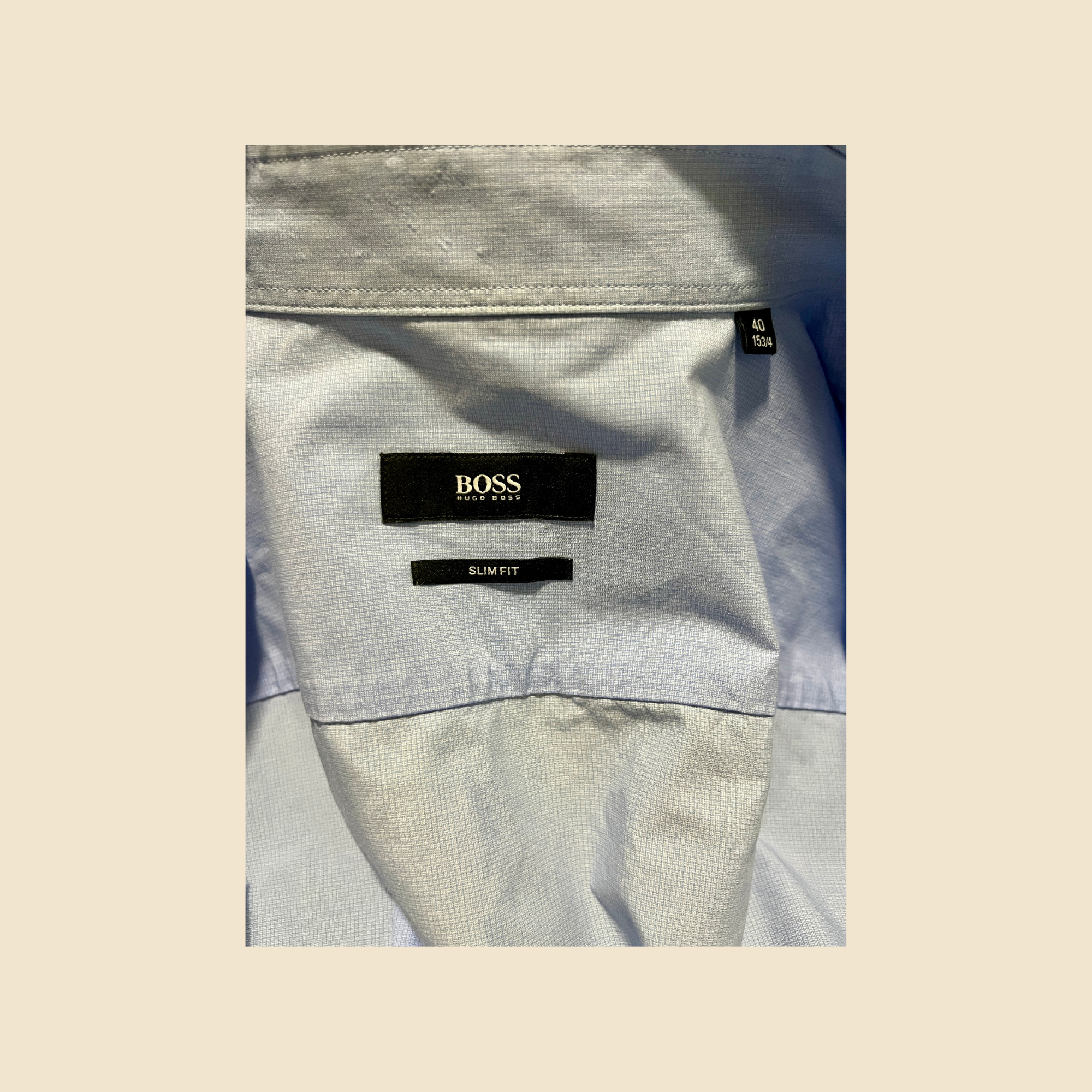 Chemise HUGO BOSS bleu ciel - Taille 40