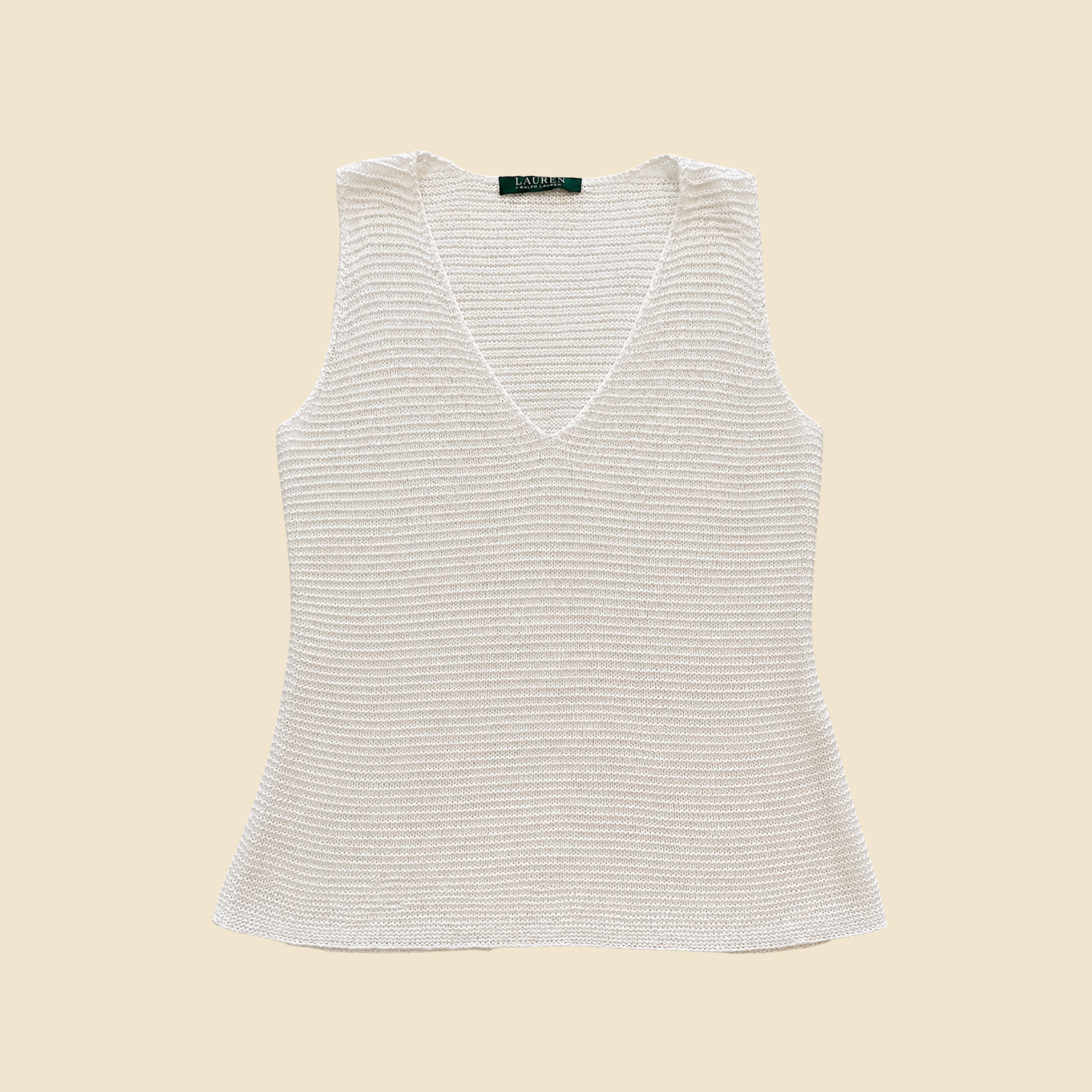 Débardeur en maille LAUREN RALPH LAUREN blanc