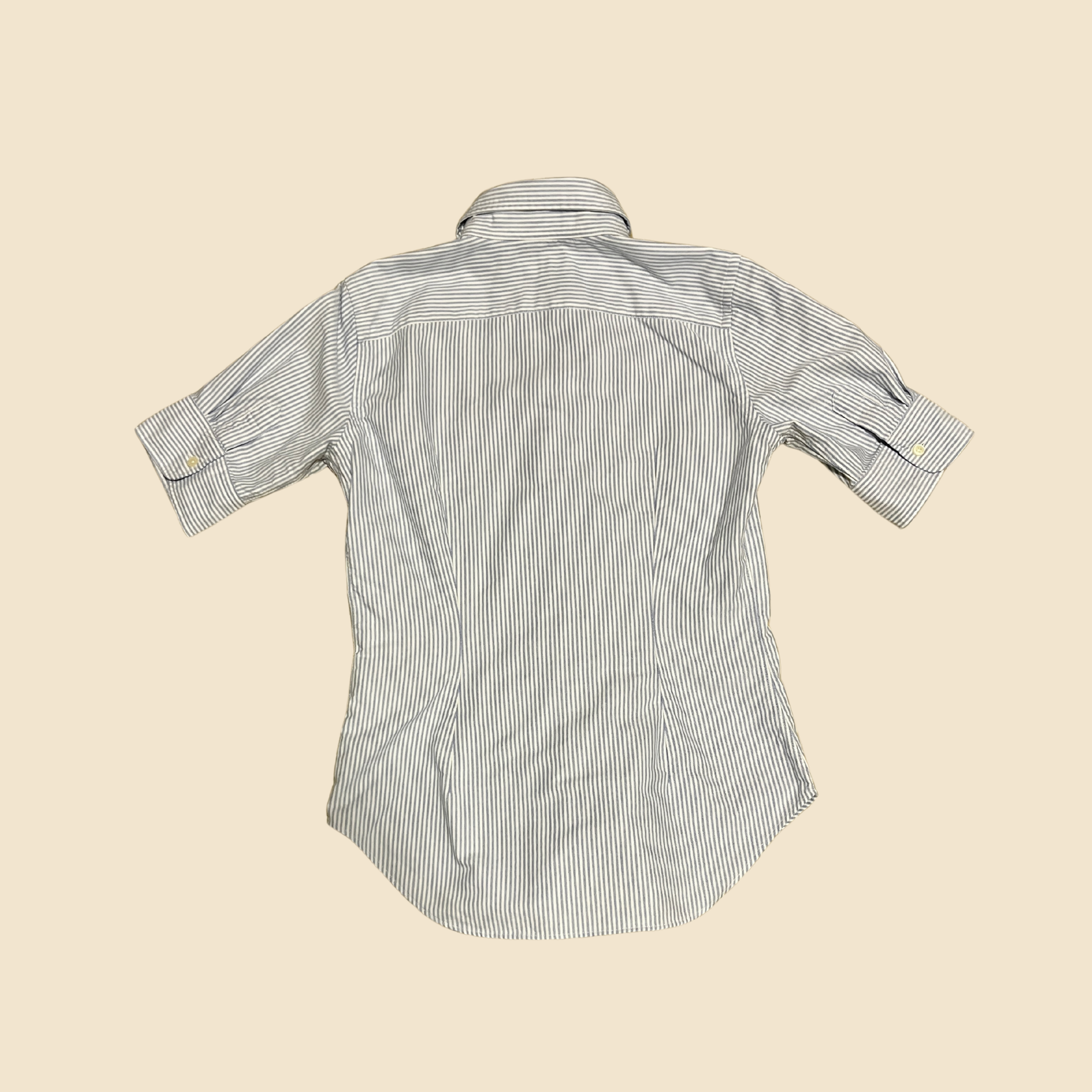 Chemise RALPH LAUREN rayée bleu ciel - Taille XS