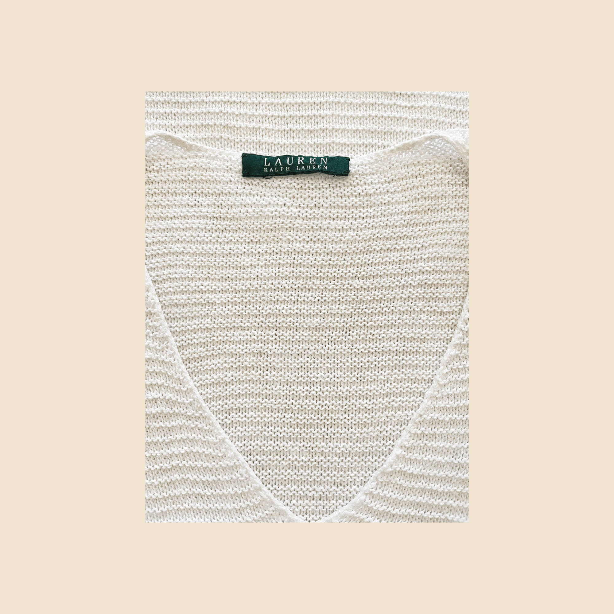 Débardeur en maille LAUREN RALPH LAUREN blanc