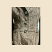 Veste/Blazer en cuir (velours) marron - Taille 40