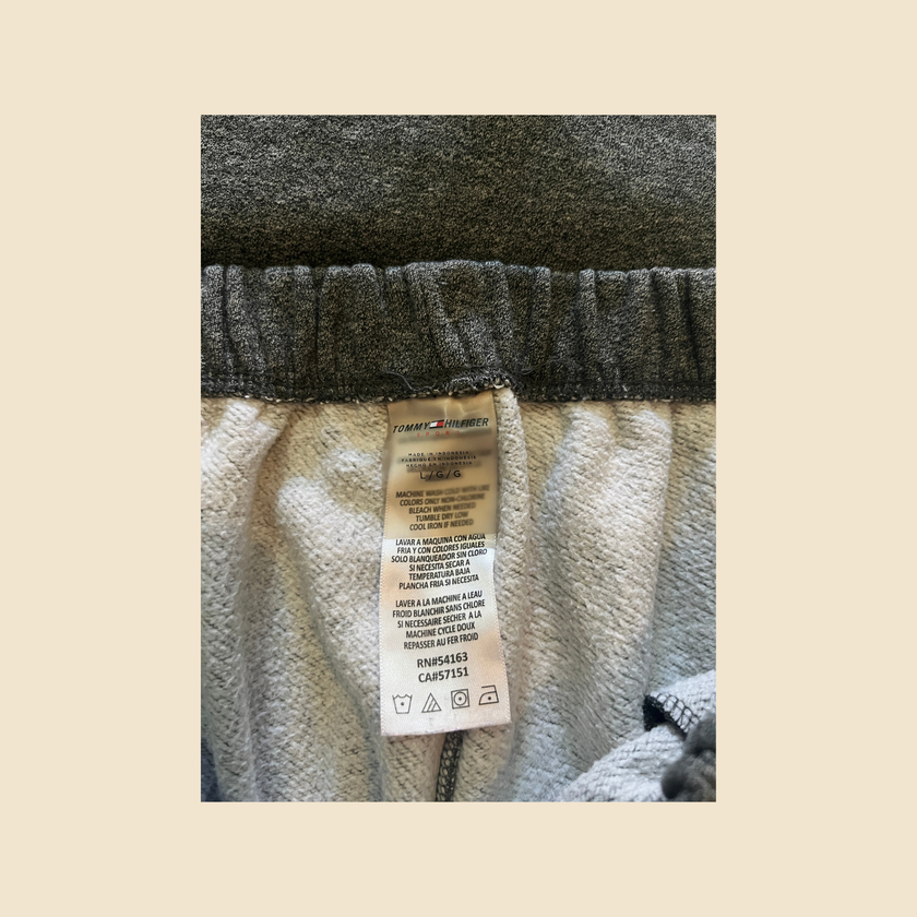 Pantalon de jogging TOMMY HILFIGER gris chiné - Taille L