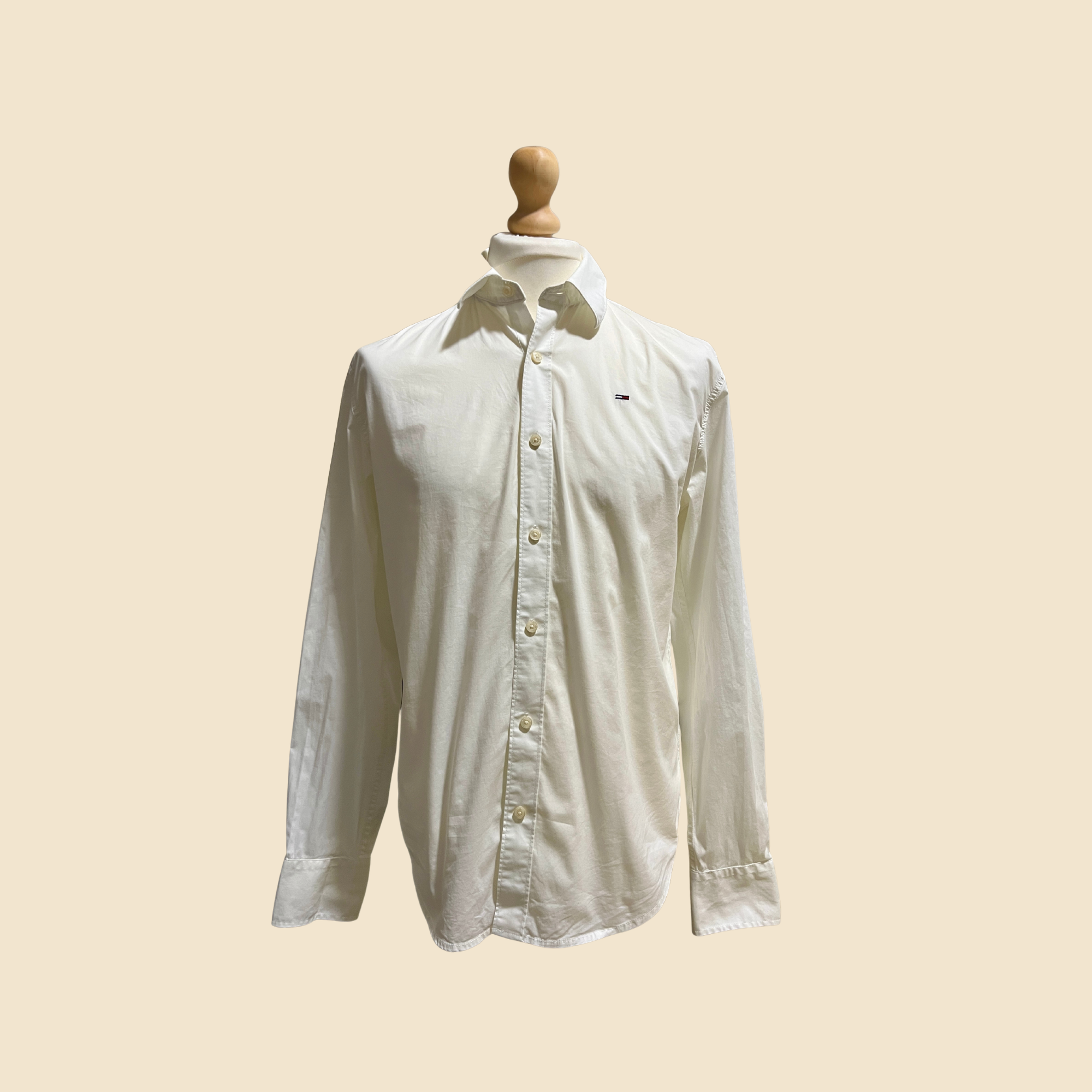 Chemise TOMMY HILFIGER  Denim blanche – Taille L
