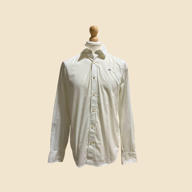 Chemise TOMMY HILFIGER  Denim blanche – Taille L