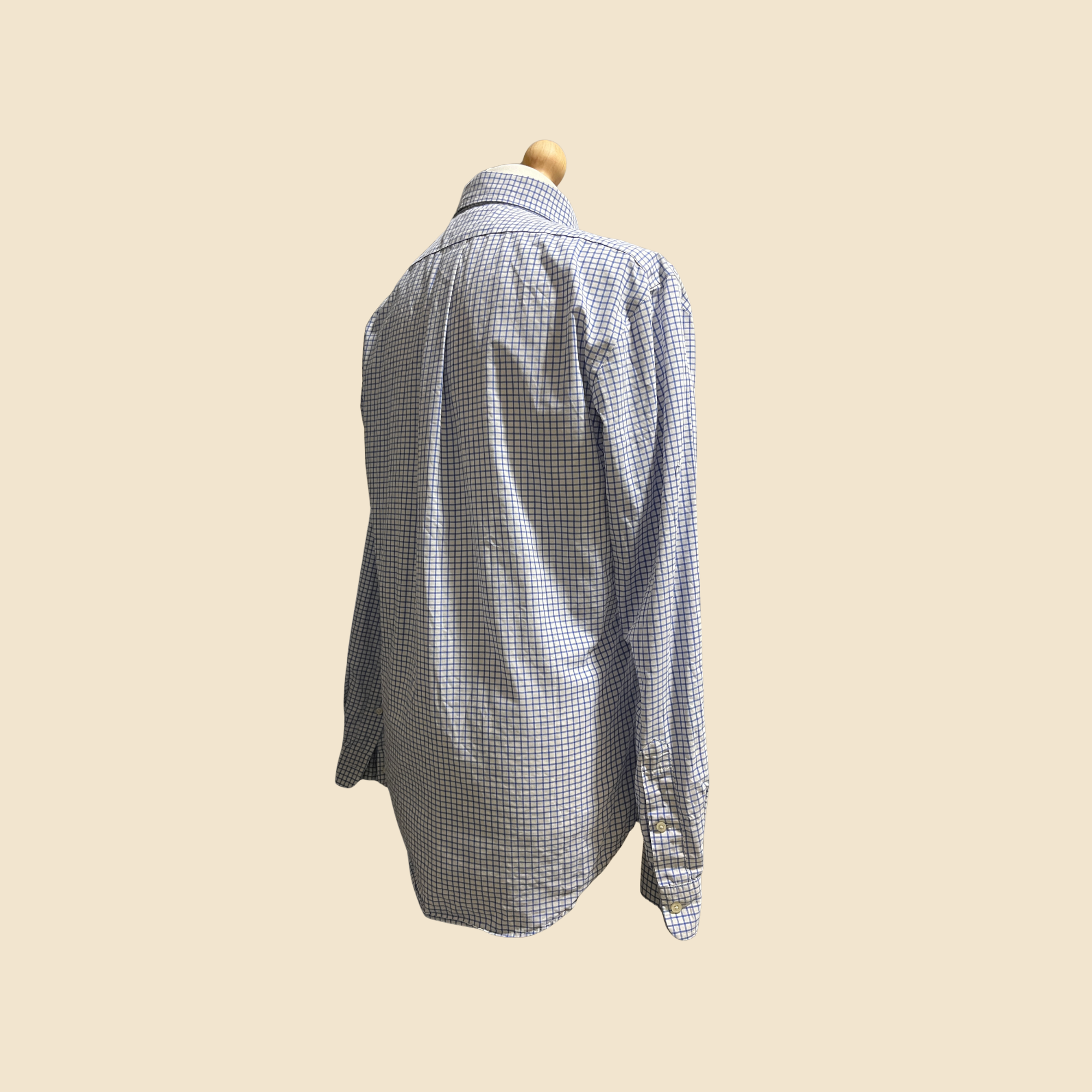 Chemise RALPH LAUREN à carreaux bleu & blanc