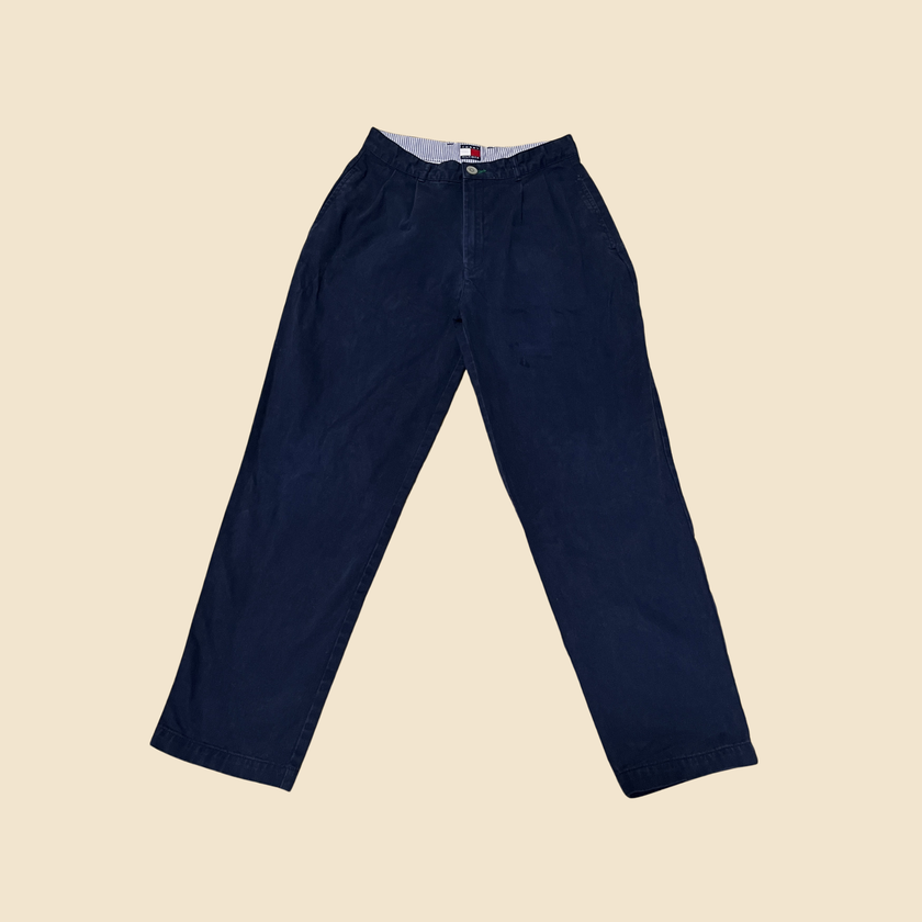 Pantalon TOMMY HILFIGER chino bleu marine – Taille 34