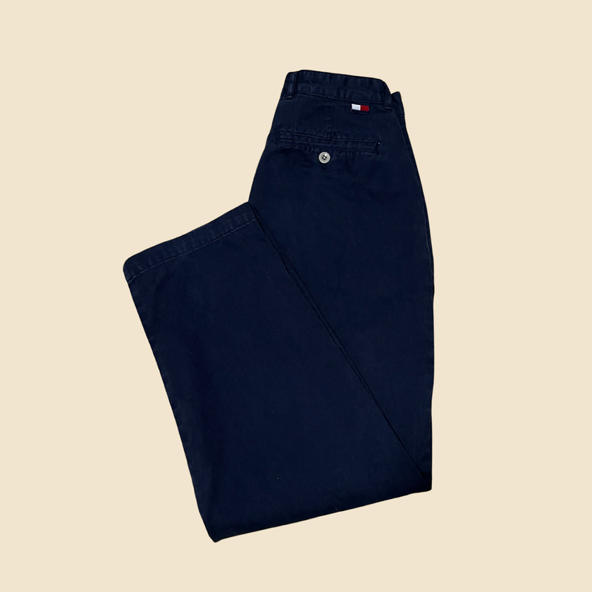 Pantalon TOMMY HILFIGER chino bleu marine – Taille 34