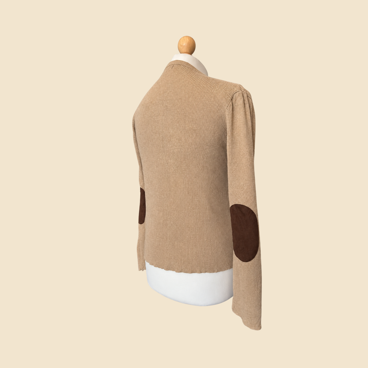 Pull en maille LAUREN Ralph Lauren beige - Taille XL