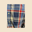 Chemise TOMMY HILFIGER à carreaux bleu & rouge - Taille M
