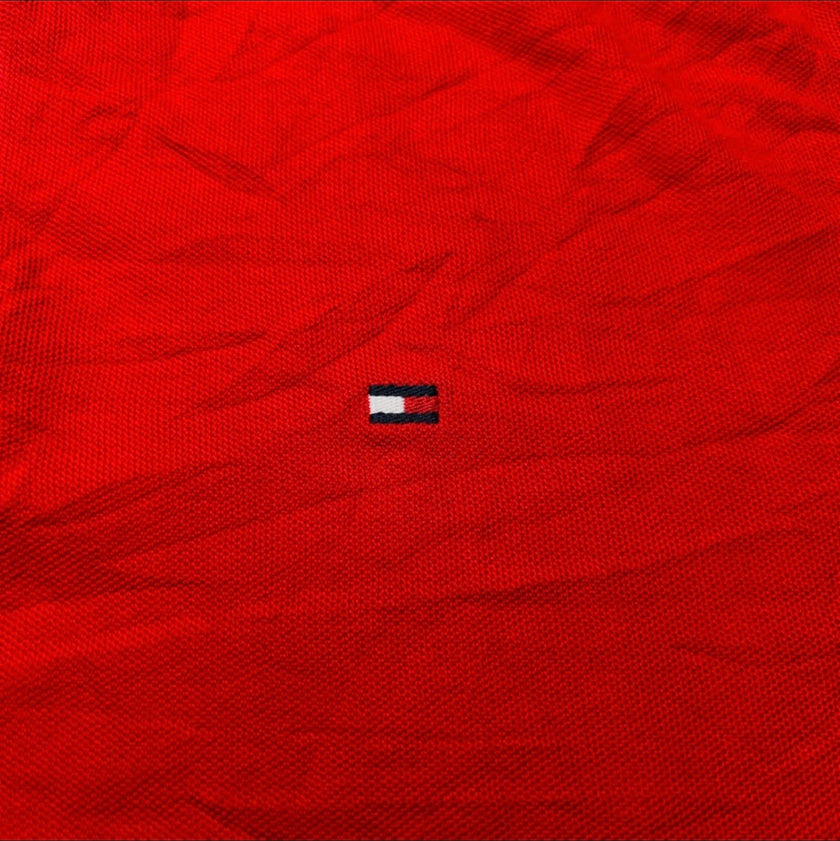 Polo TOMMY HILFIGER rouge - Taille M