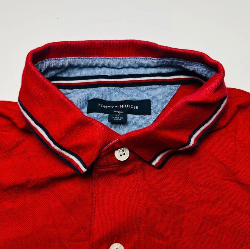 Polo TOMMY HILFIGER rouge - Taille M