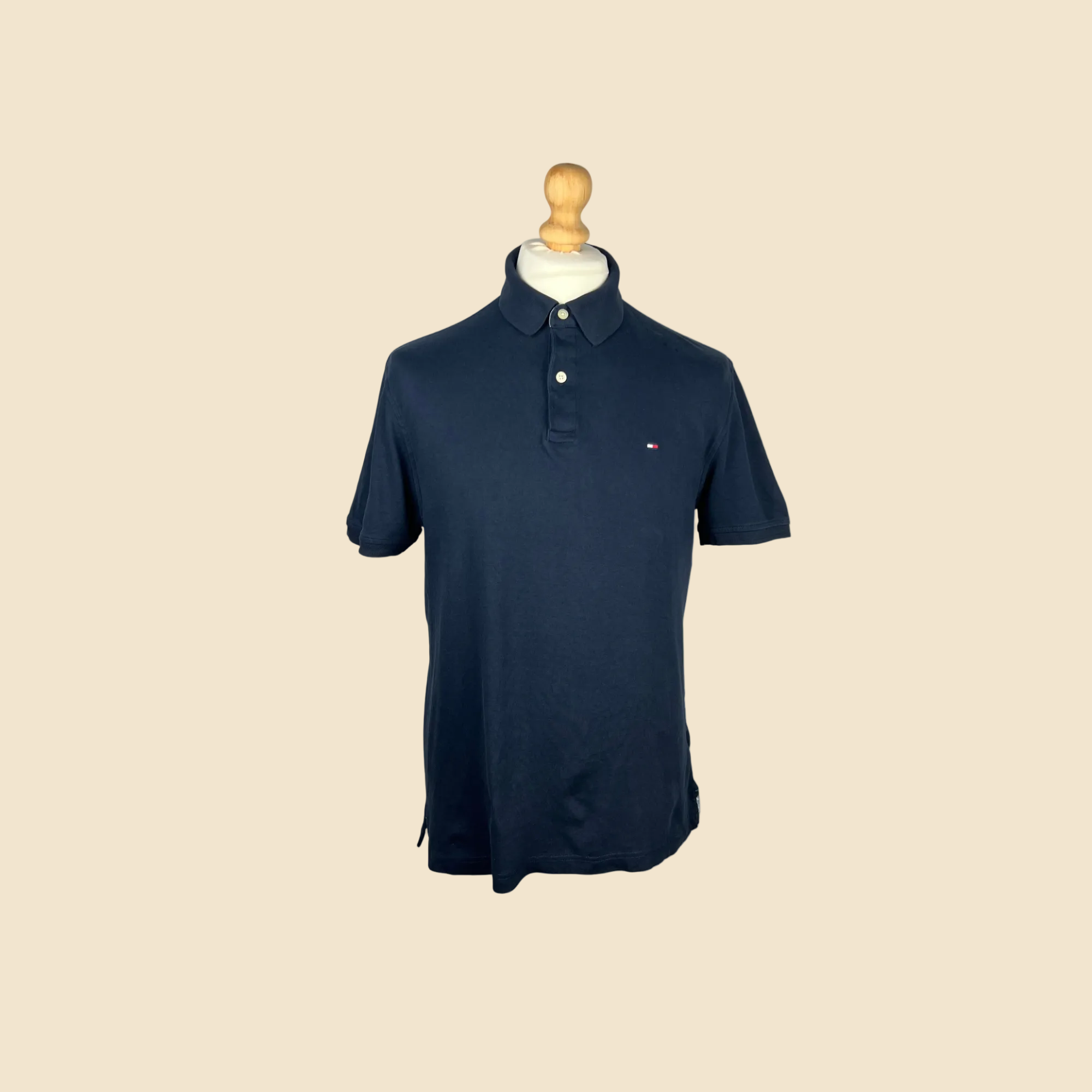 Polo TOMMY HILFIGER bleu marine - Taille L
