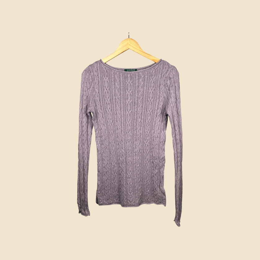 Pull LAUREN Ralph Lauren parme - Taille S