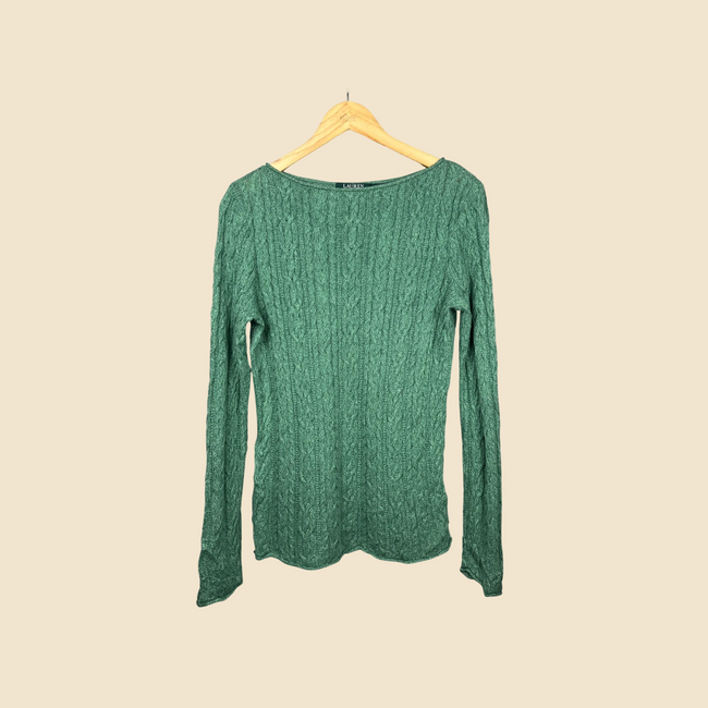 Pull LAUREN Ralph Lauren vert - Taille M