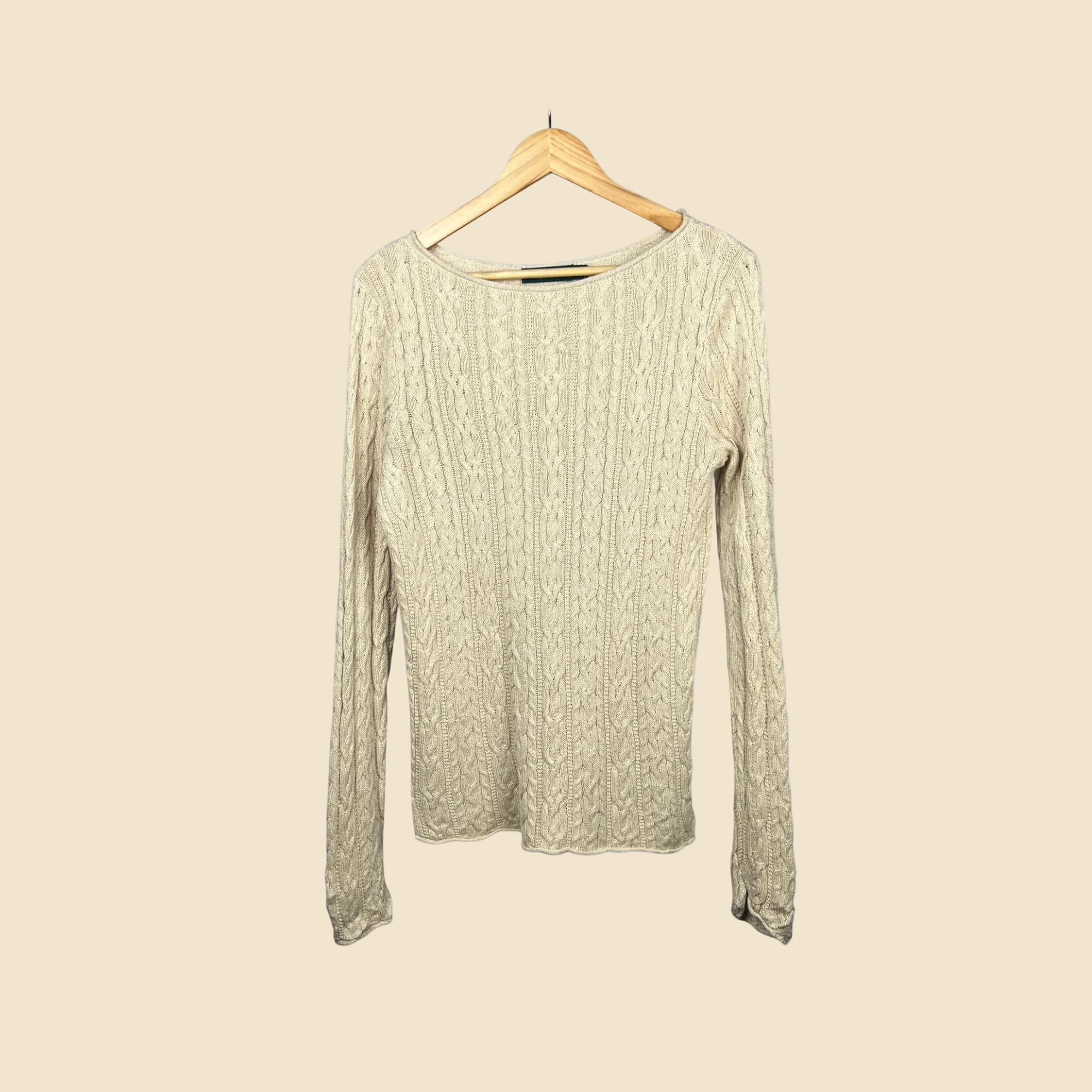 Pull LAUREN Ralph Lauren beige - Taille L