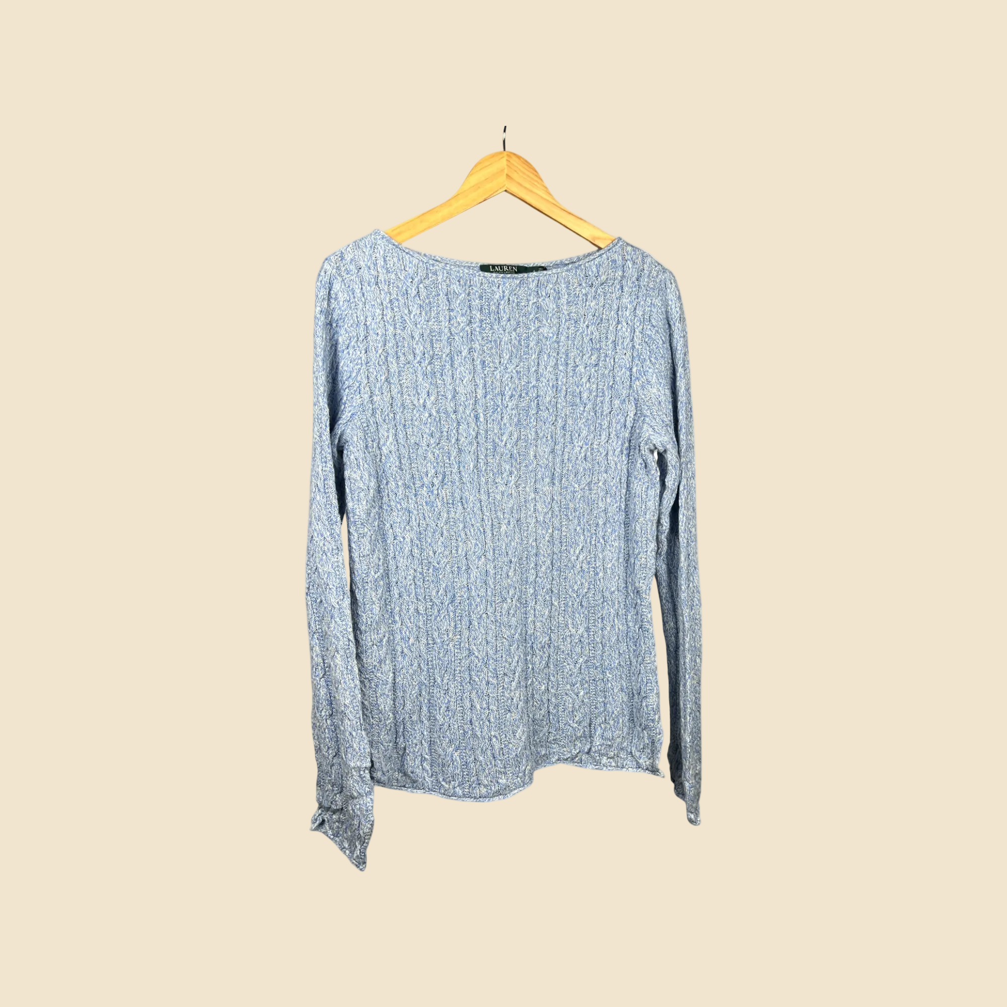 Pull LAUREN Ralph Lauren bleu clair - Taille L