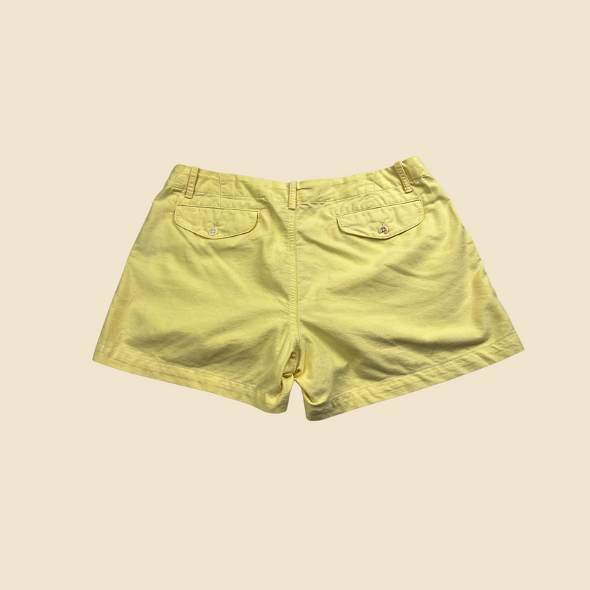 Short RALPH LAUREN jaune pastel vintage - Taille 8 (38/40 FR)
