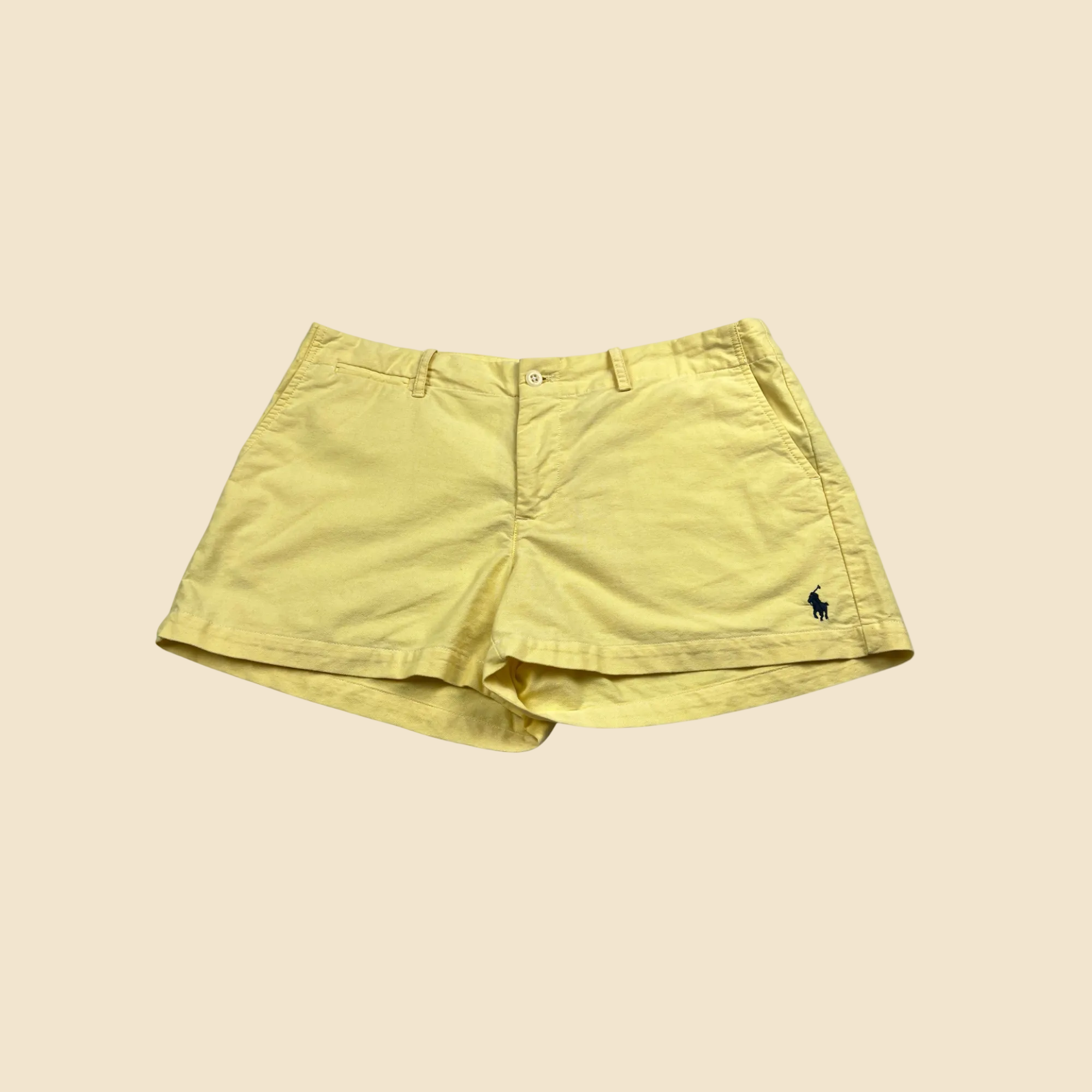 Short RALPH LAUREN jaune pastel vintage - Taille 8 (38/40 FR)