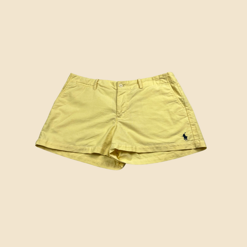 Short RALPH LAUREN jaune pastel vintage - Taille 8 (38/40 FR)