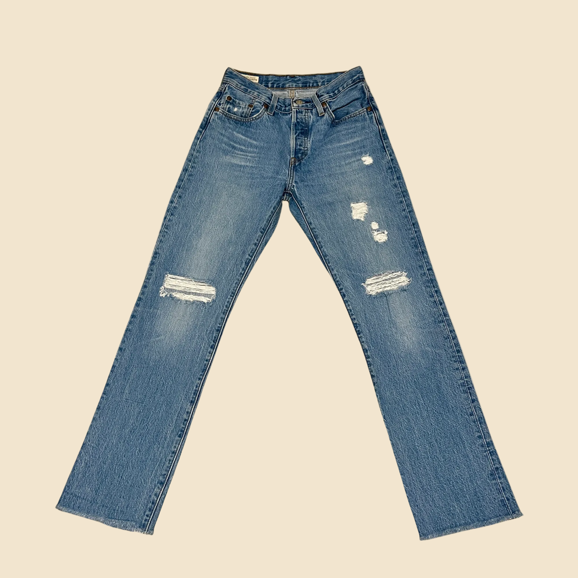 Jean LEVI'S 501 skinny déchiré - Taille W26/L32 (36FR)
