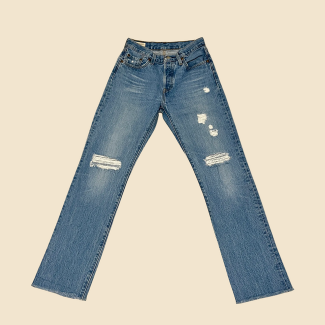 Jean LEVI'S 501 skinny déchiré - Taille W26/L32 (36FR)